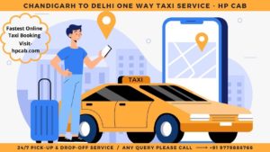 Chandigarh to Delhi one way taxi service